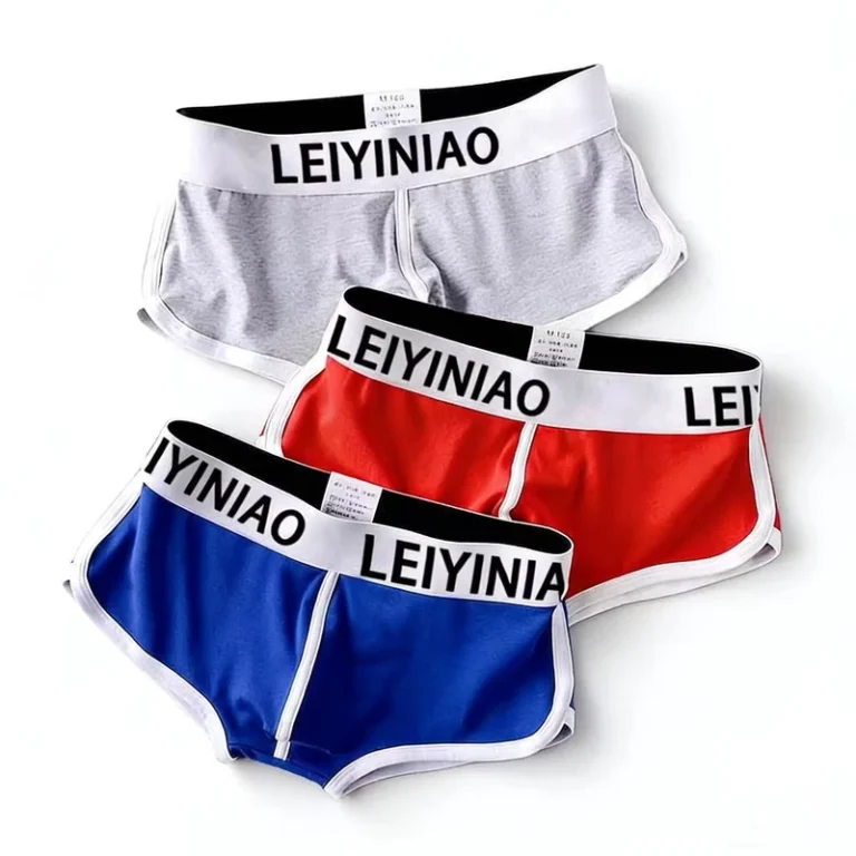 Soft-Breathable-Comfortable-Cotton-Boxer-Briefs-Mens-Underwear-Push-Up-Buttocks-Underpants