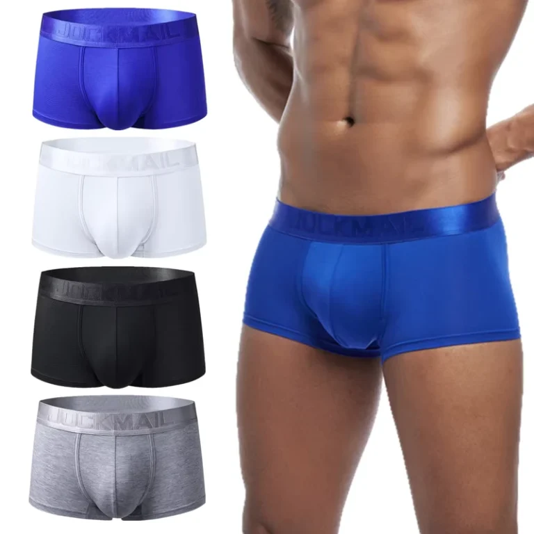 Soft-Comfortable-Breathable-Garment-Dyed-Eco-Friendly-Low-Rise-Boxer-Briefs-Pouch-Waist-Everyday-Casual-Four-Season-Mens