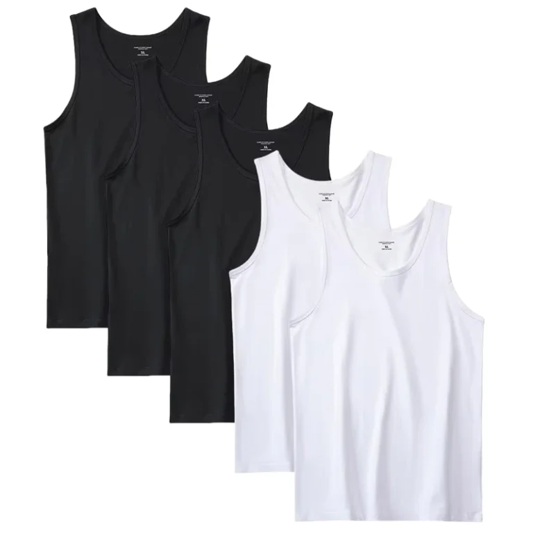 Soft-Stretch-Cotton-Breathable-Solid-Color-Men-Tank-Top-for-Daily-Undershirt-Workout-Plain-Basic-Sleeveless-Vest