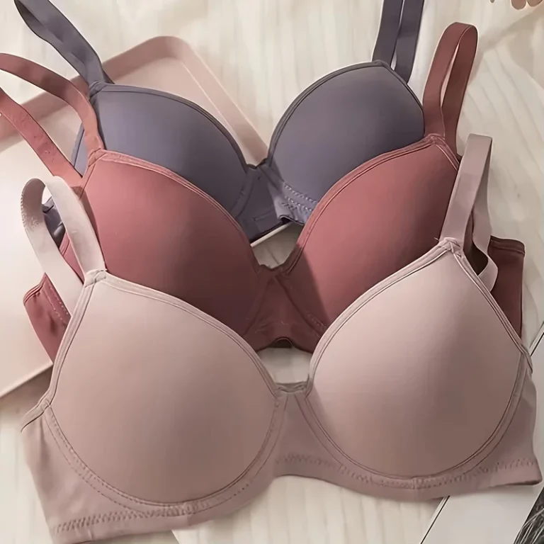 Solid-Color-Brassier-Thin-Cup-Underwire-Push-up-Bra-75B-Back-Buckle-Two-Hook-and-eye-Bras-for-Women