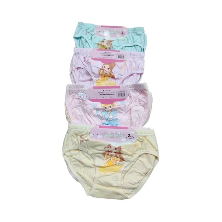 Spandex-Cotton-Princess-Girls-Underwear-Breathable-Plain-Dyed-Triangle-Childrens-Shorts-110-160cm-In-stock