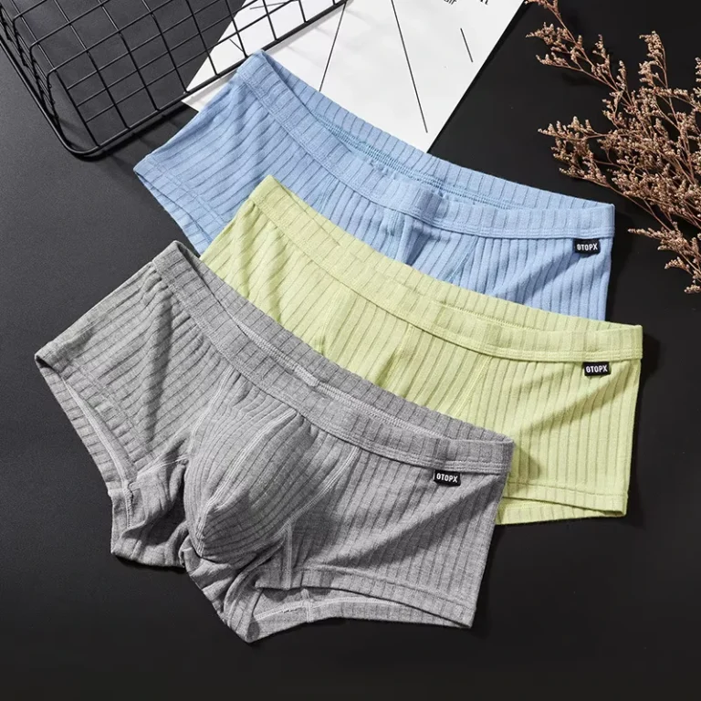 Sports-Soft-Comfortable-Mens-Boxer-Briefs-Threaded-Mens-Trunk-Underwear-Low-Rise-Mens-Boxer-Briefs