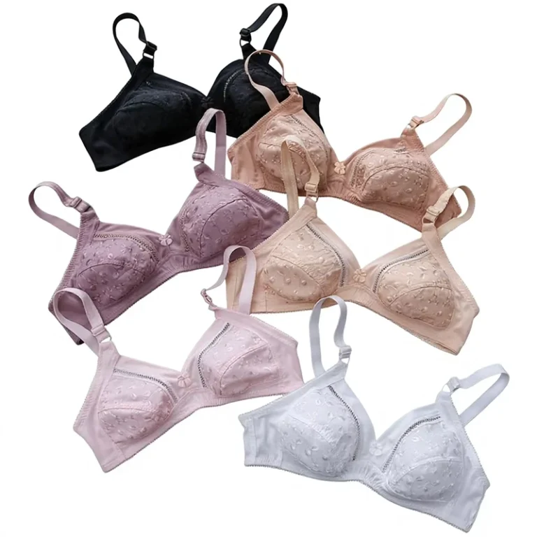 Stock-Wire-Free-Solid-Nylon-Bra-No-Steel-Ring-No-Sponge-Plus-Size-Large-B-Cup-High-Volume-Underwear-for-Teenagers