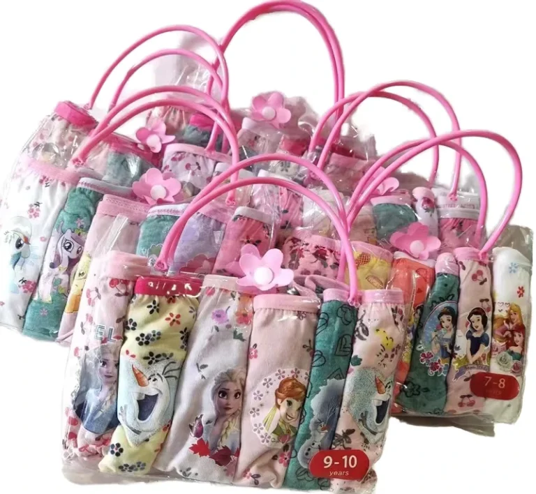 Strawberry-Printed-Childrens-Underwear-Breathable-Spandex-Bamboo-Fiber-Boys-Four-Cornered-Boxers-Briefs