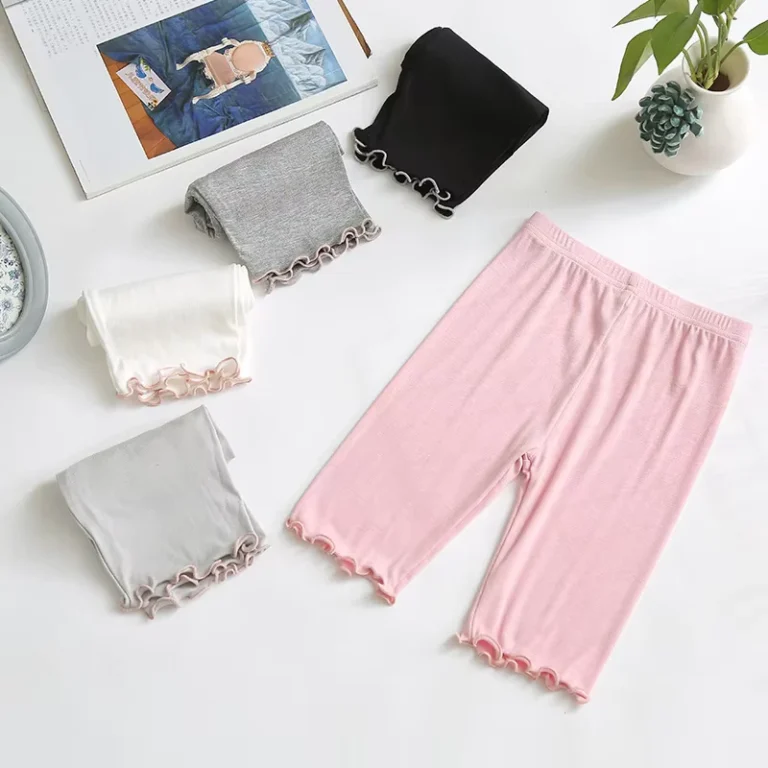 Summer-Collection-New-Girls-Five-Point-Pants-Thin-Modal-Leggings-Childrens-Baby-Short-Underwear