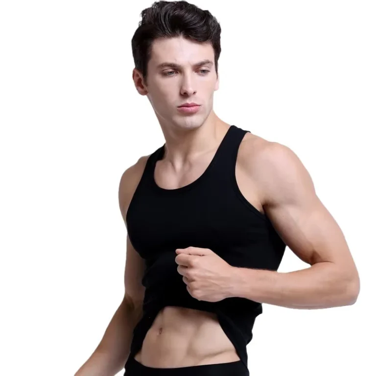 Summer-Cotton-Sweat-Absorbing-Mens-Sports-and-Fitness-Vests-Thin-Elastic-Mens-Wear-with-Undershirt-Underneaths-1