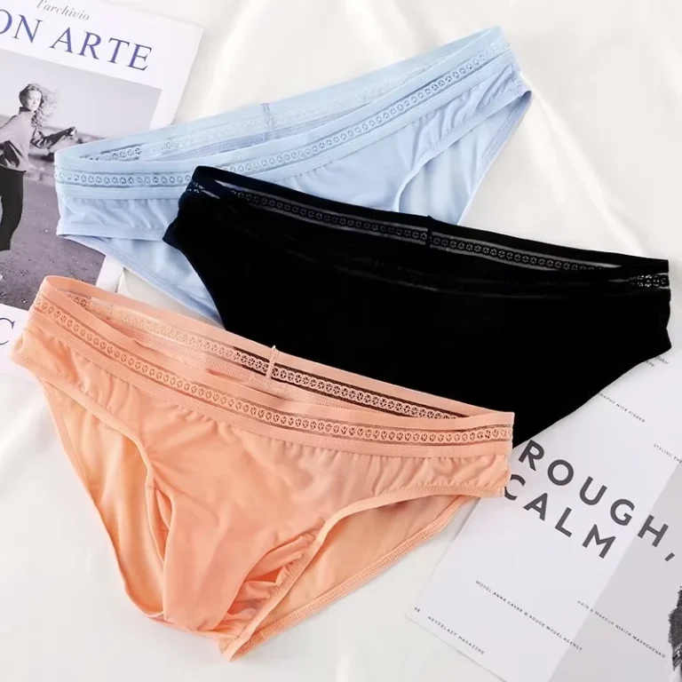 Summer-New-Style-Mens-Triangle-Underwear-Breathable-Sexy-Ice-Silk-Thin-Style-Underwear
