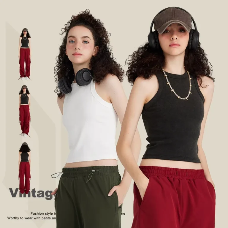 Summer-Womens-Inner-Work-Vest-Heavy-Washed-Short-Kendall-Camisole-Outer-Wear-with-Jersey-Fabric-Inspired-by-Spice-Girls