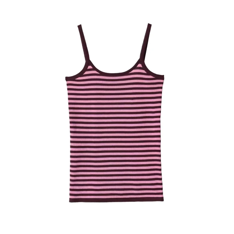 Summer-Womens-Slim-Fit-Versatile-Casual-Round-Neck-Camisole-Sleeveless-Striped-Knit-Vest