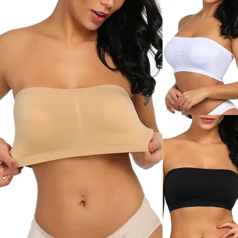 Thin-Comfortable-Breathable-Strapless-Womens-Plus-Size-Invisible-Sports-Comfortable-Bra