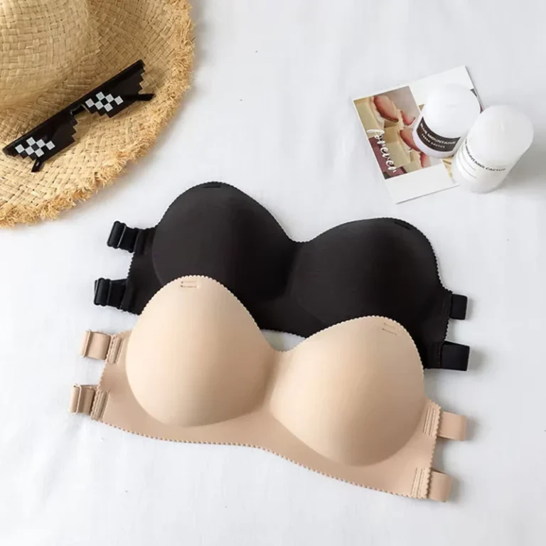Thin-Strapless-Bra-and-Undershirt-Bandeau-Sexy-Push-up-Anti-Exposure-Underwear-Womens-Tube-Top-Wireless