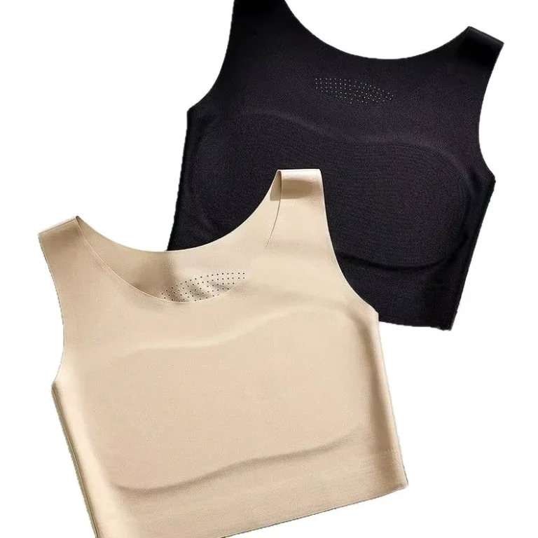 Ultra-Flat-Wire-Free-Chest-Pads-for-Women-Large-Busts-Summer-Slimming-Shaping-Sports-Bra-In-Style-Seamless-Knitted-Bra-Thin