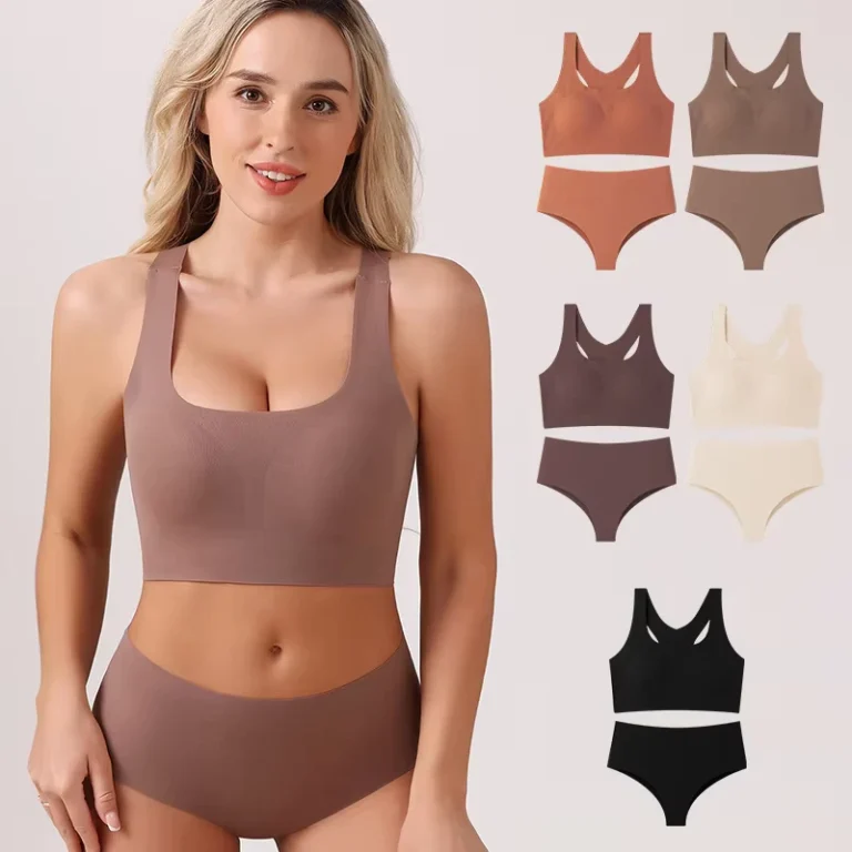 Underwear-High-Quality-Sexy-Bra-Brief-Sets-Women-Push-up-T-shirt-Bra-Plus-Size-Seamless-Bra