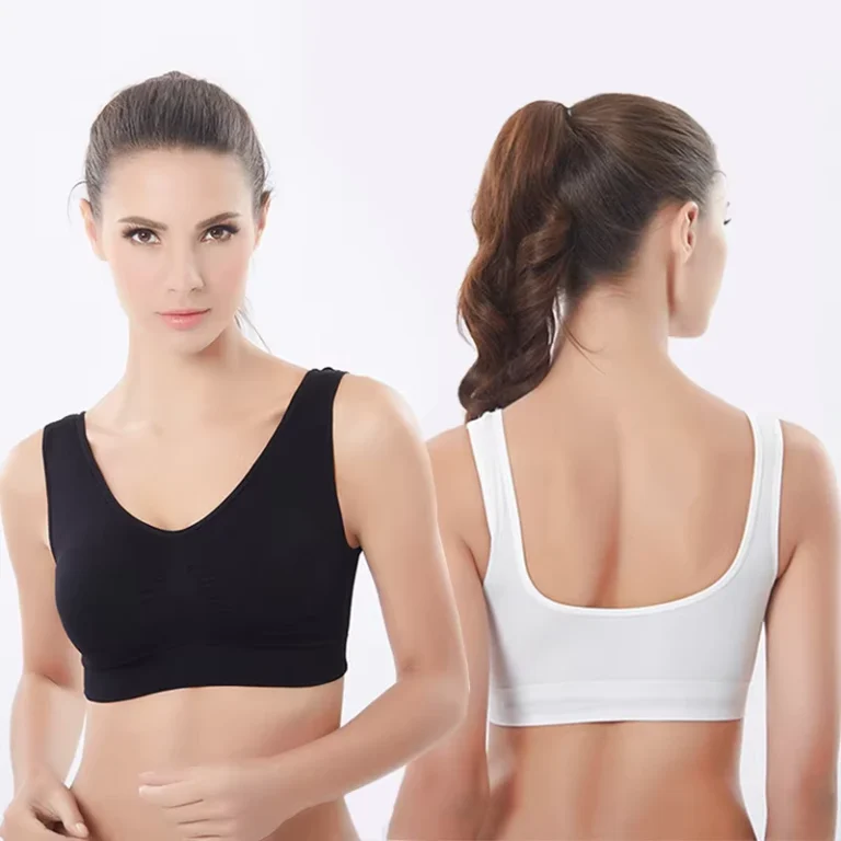 Underwear-Plus-Size-Yoga-Shockproof-Wireless-Seamless-Solid-Sporty-One-Piece-Sports-Bra-for-Women