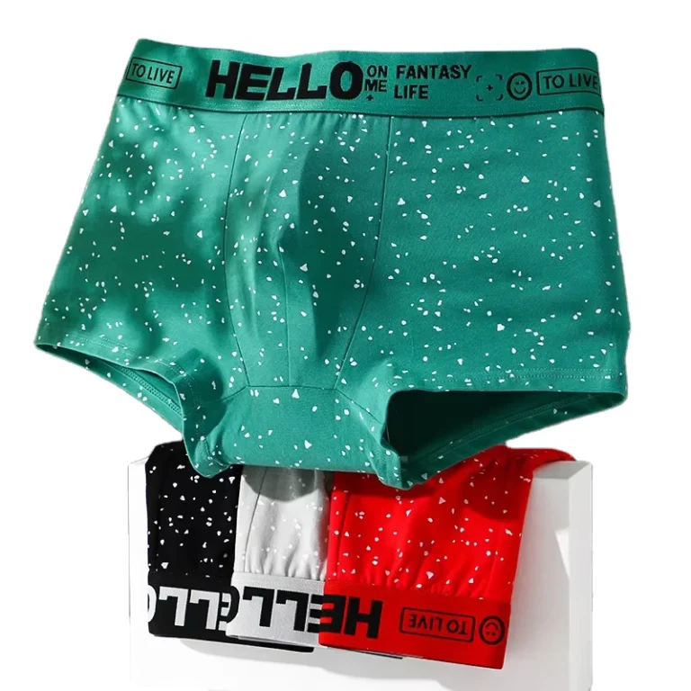 Underwear-for-Men-Boxer-Briefs-Comfortable-Sexy-Breathable-Solid-Color-Digital-Printing-Adults-Knitted-Thong-Man-High-Waist