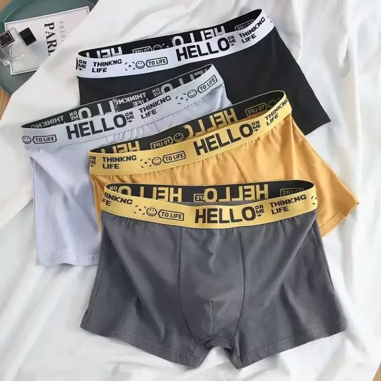 Waistband-High-Quality-Plus-Size-3XL-Mens-Boxer-Underwear-Mid-Rise-Sport-friendly-Soft-Breathable
