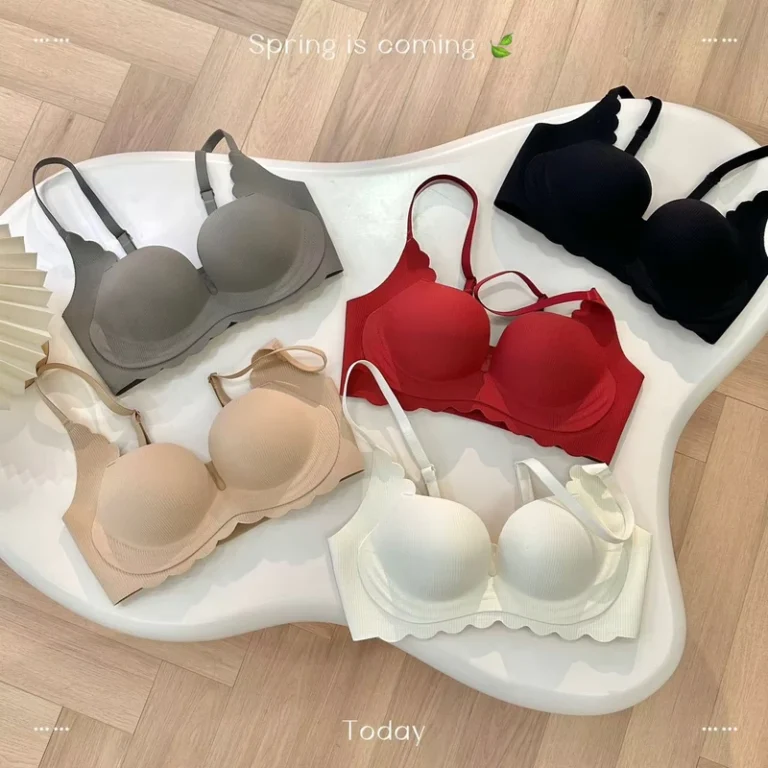 Wave-Edge-Design-Comfortable-Seamless-Breathable-Women-Sport-Bra