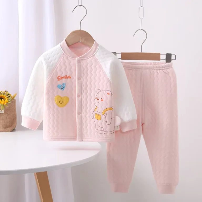 Winter-Casual-Set-2pcs-Cartoon-Breathable-Thermal-Underwear-for-Unisex-Babies-and-Toddlers-0-3-Years-Old-100-Cotton