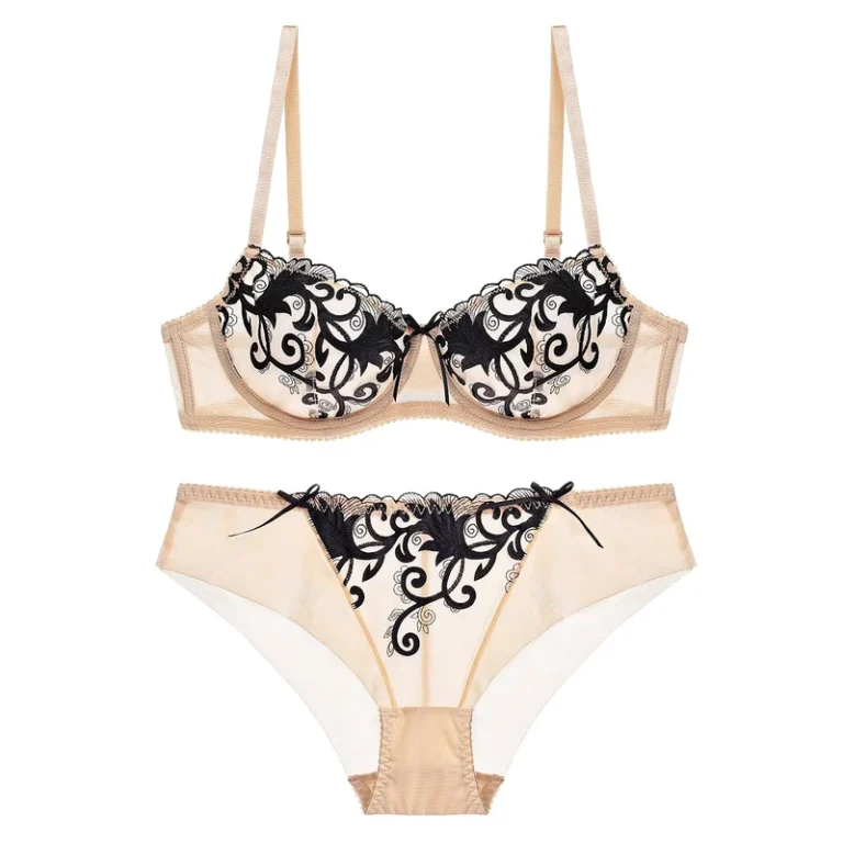Woman-Underwear-Sexy-Ladies-Thong-Plus-Size-Push-up-Size-D-Bra-Panty-Set
