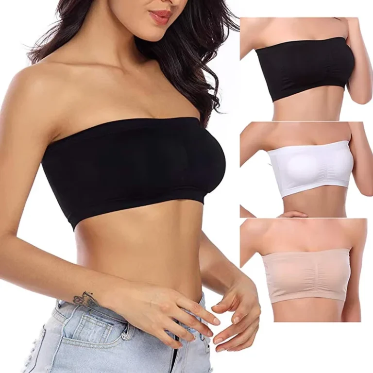 Women-Bandeau-Bra-Removable-Padded-Strapless-Bralette-Bra-Seamless-Bandeau-Tube-Top-Bra