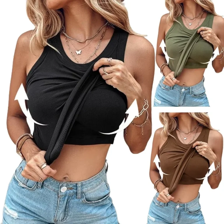 Women-Built-in-Bra-Tank-Tops-Sleeveless-Casual-Shirts-Racerback-Ribbed-Fitted-Tank-Tops