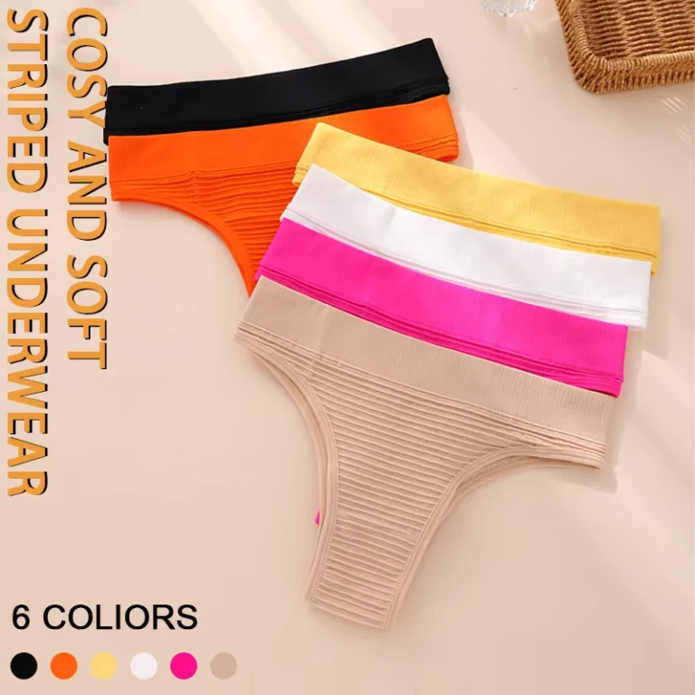 Women-Comfortable-Girls-Briefs-Colorful-Mid-Rise-Bikini-Panties-High-Elastic-Vented-Crotch-Design-Women-Seamless-Panty