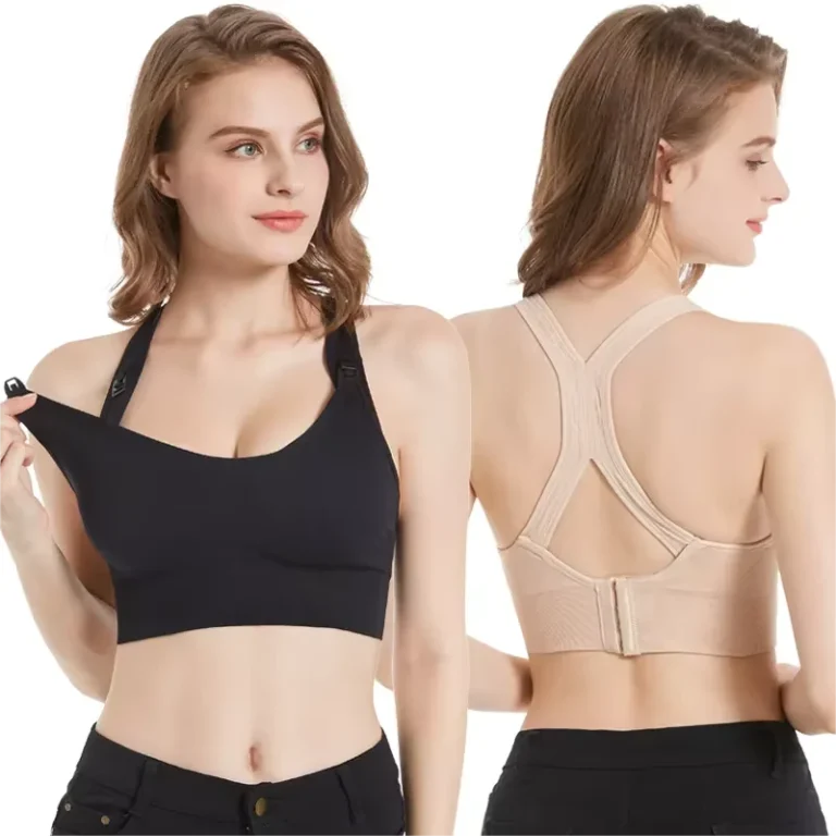 Women-Front-Open-Button-Wireless-Maternity-Yoga-Sports-Seamless-Nursing-Bra