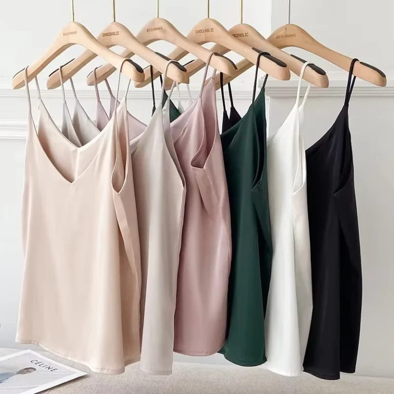 Women-Summer-Solid-Silk-Like-Satin-Tank-Top-Sleeveless-Camisole-Ladies-Bottoming-Shirt-Sexy-V-Neck-Plain-Camis-Tops