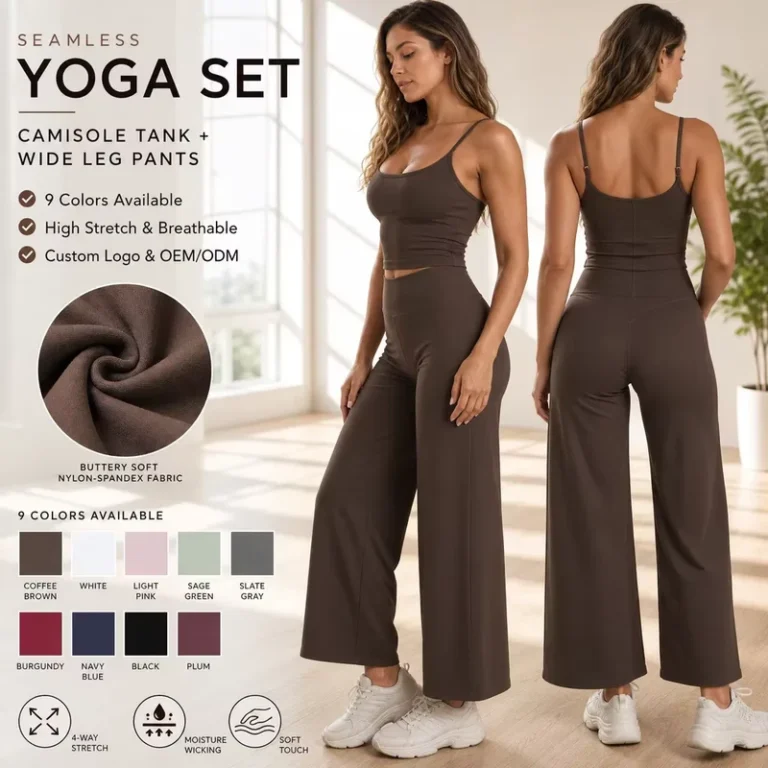 Women-Yoga-Set-Camisole-Tank-Top-With-Built-in-Bra-Seven-Eighth-Wide-Leg-Pants-Gym-Fitness-Running-Sportswear