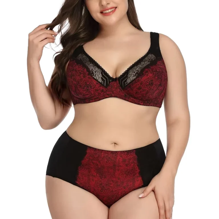 Womens-Bras-Comfort-Busts-Wirefree-Plus-Size-Bra-Simple-Push-up-Underwear-Sets-Fashion-Bra-Sets