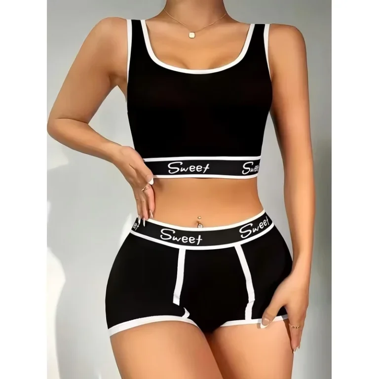 Womens-Breathable-Solid-Sport-Lingerie-Set-Push-up-Bra-Panty-With-Seamless-Comfort-Enhancing-Support-Fashionable-Everyday