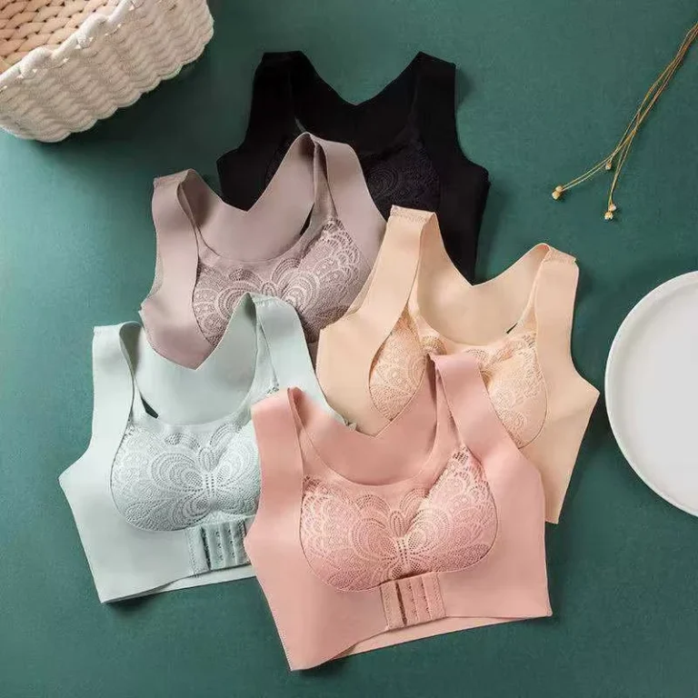 Womens-Comfortable-Summer-Everyday-Wireless-Bra-Plus-Size-Lace-Full-Cup-Underwire-Plus-Size-Lace-Padded-Womens-Intimates-Bra