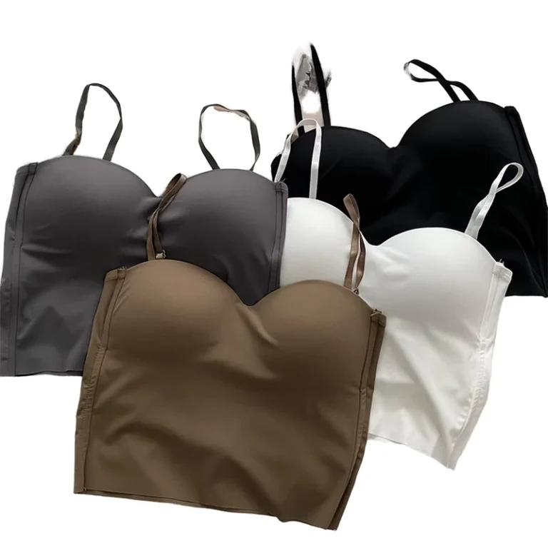 Womens-Convertible-Seamless-Soft-Wire-Bra-Three-Quarter-Cup-Solid-T-Shirt-Bra-ODM-OEM