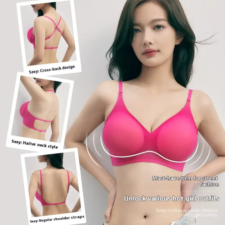 Womens-Extra-Expanded-Bras-Beautiful-Back-Small-Chest-Extra-Large-Thickened-Anti-Sagging-Bra-No-Steel-Ring-Cute
