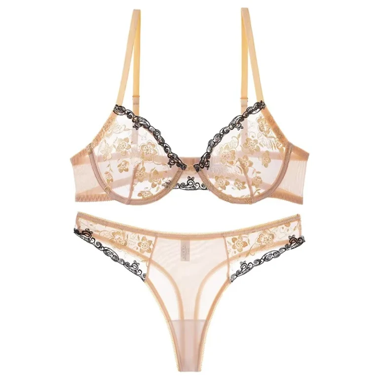 Womens-Fashion-Bra-and-Brief-Sets-Pure-Desire-Intimates-with-Sexy-Lace-Embroidery-Cross-Border