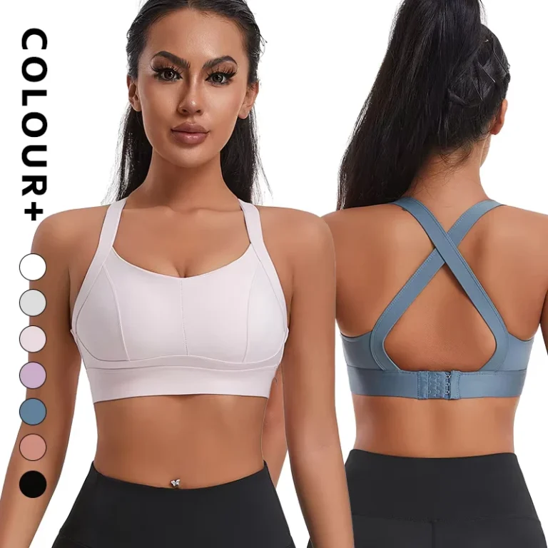 Womens-Fitness-Shockproof-High-strength-Sports-Underwear-Cross-shaped-Beauty-Back-Yoga-Vest-Large-sized-Bra-Cover