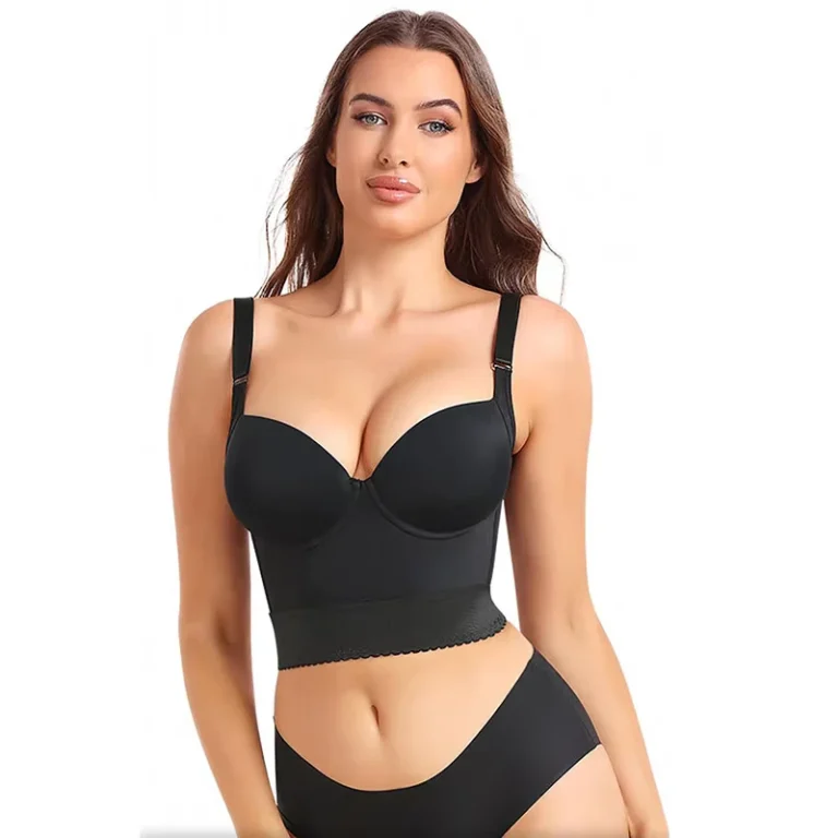 Womens-Full-Back-Deep-Cup-Fashionable-Deep-Cup-Bra-Hides-Back-Fat-Bra-With-Push-up-Bra-Shapewear-Knitted-Adults-Plus-Size