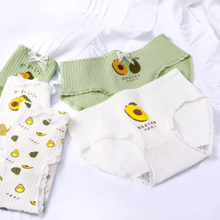 Womens-Panties-Strawberry-Avocado-Fruit-Classic-Cute-Briefs-Young-Girls-Cotton-Underwear
