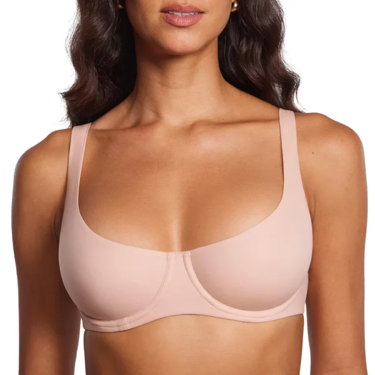 Womens-Plus-Size-Bras-Support-Breathable-Low-Square-Neck-Smooth-Lingerie-Push-Up-Solid-Color-Bras