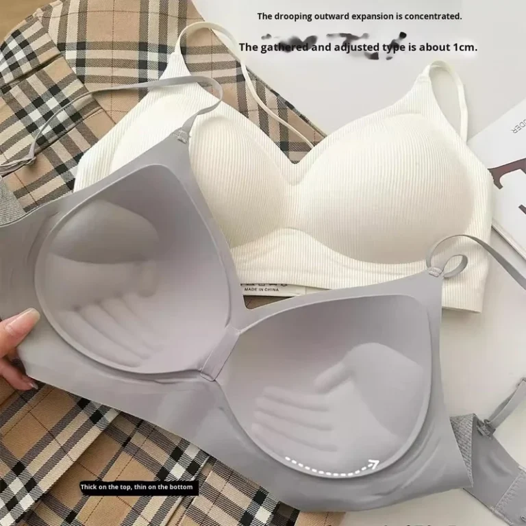 Womens-Seamless-Sports-Bra-With-Spaghetti-Straps-One-piece-Fixed-Cup-for-Small-Breasts-Large-Breasts-Bra