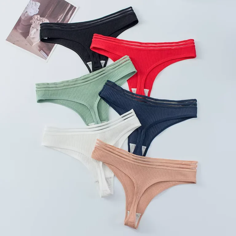 Womens-Soft-Cotton-G-String-Panties-Simple-Cozy-Color-Sexy-Casual-Sports-Underwear-Underpants