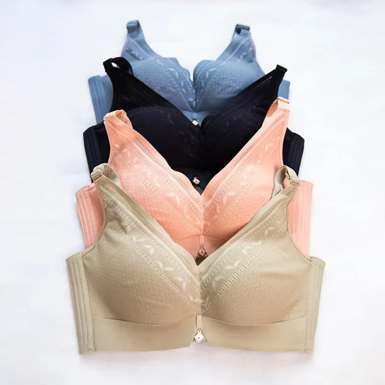 Womens-Summer-Collection-Anti-Sagging-Push-Up-Bra-Breast-Support-Thin-Ice-Silk-Seamless-Plus-Size-Solid-Pattern-Wire-Free