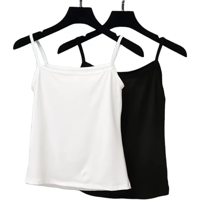 Womens-Summer-Sexy-Strap-Cotton-Sleeveless-Camisole-Vest-Simple-Base-Knitted-Top-Solid-Undies