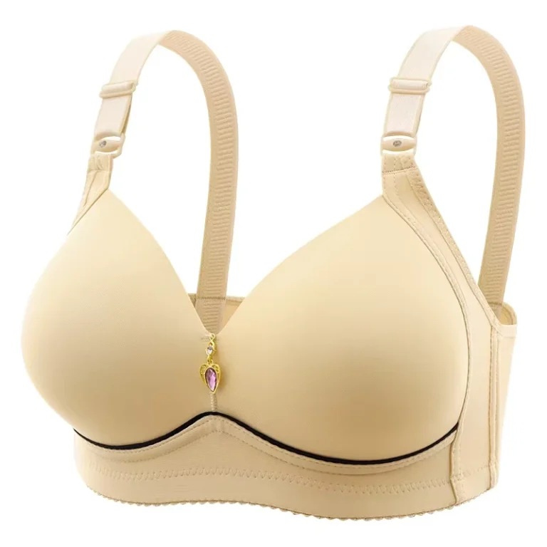 Womens-Underwear-Without-Steel-Ring-Comfortable-Breathable-Thin-Cup-Bra