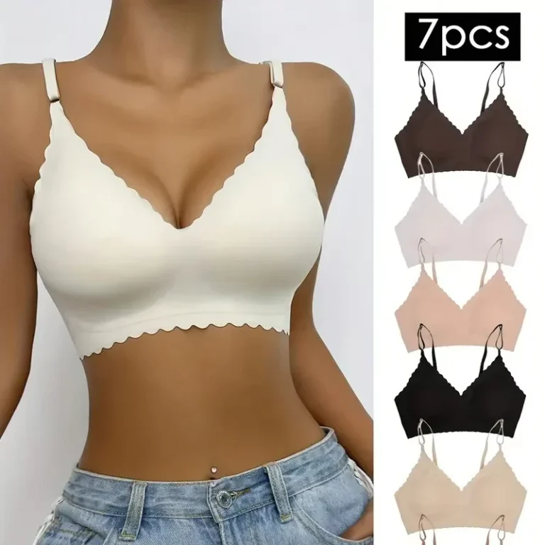 Womens-Unmarked-Plus-Size-Non-Wired-Push-Up-Breathable-Solid-Sporty-Support-Bras