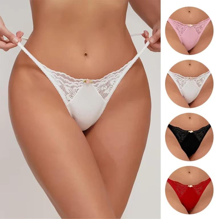 X0052-Womens-Comfortable-Simple-Sexy-Seamless-Ladies-Panties-Women-Underwear-Lace-Thong