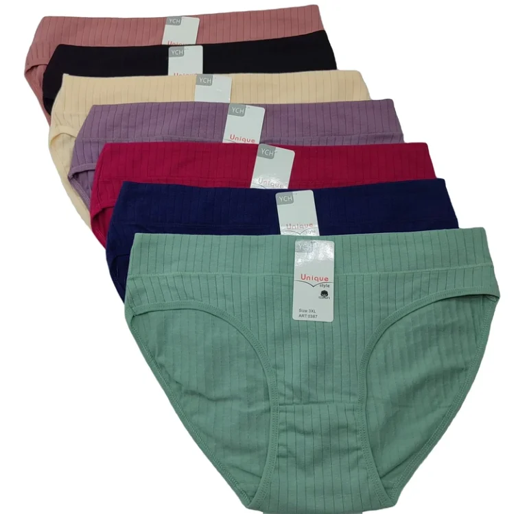 YCH-Factory-Price-Hot-Womens-Cotton-Panties-Breathable-Mid-Waist-Triangle-Ladies-Panties-Threaded-Cotton-Panties