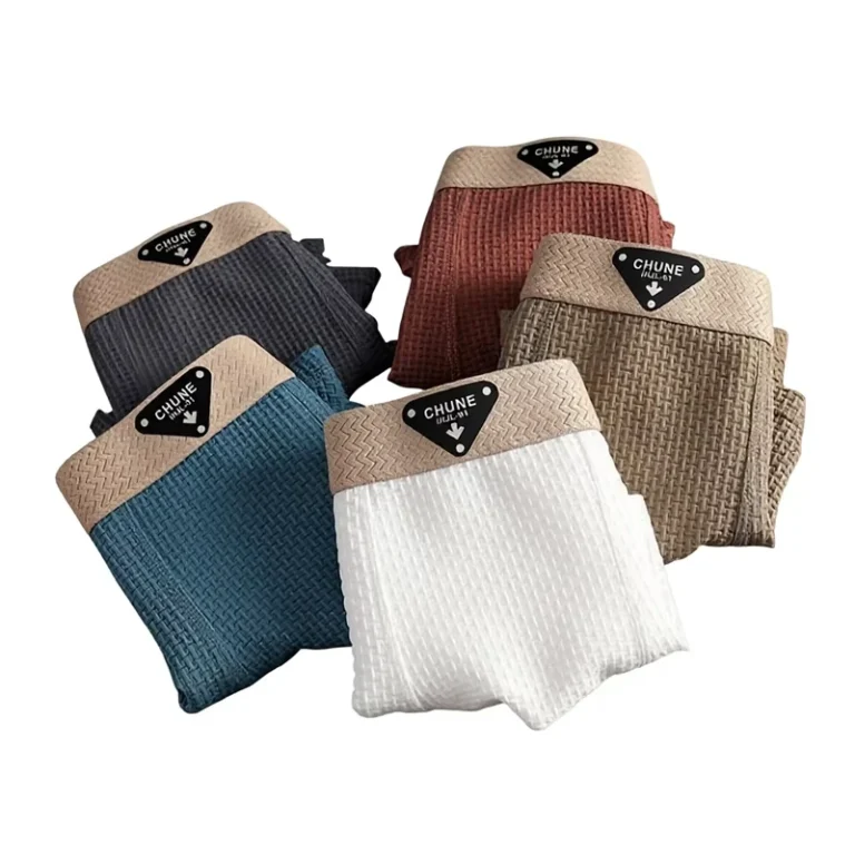 YCH-New-Ice-Silk-Mens-Underwear-Spring-Summer-Cool-Breathable-Boxer-Briefs-Mid-Rise-Solid-Color