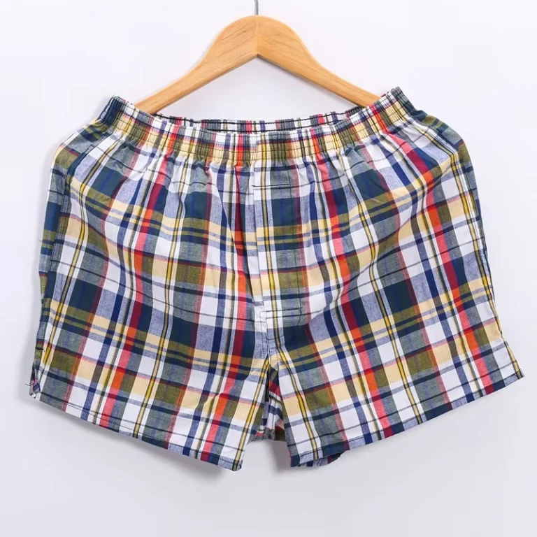 YCH-Plus-Size-Mens-High-Rise-Knitted-Breathable-Print-Cotton-Boxers-Briefs-Anti-Bacterial-Quick-Dry-Loose-Fitting-Home-Casual