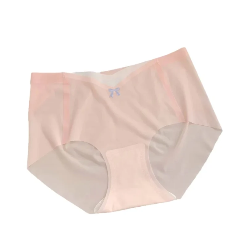 Yi-Lightweight-Seamless-Breathable-Nylon-Cotton-Bow-Young-Girls-Womens-Underwear-Womens-Sexy-Lingerie